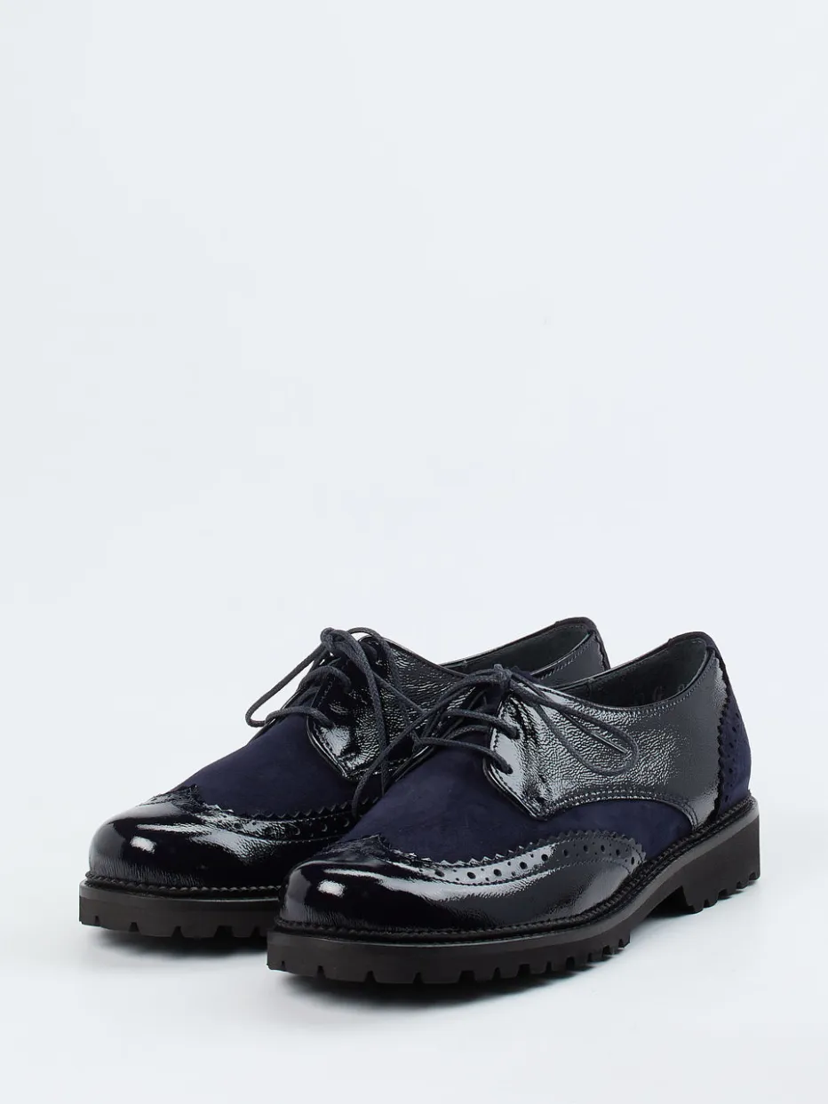 – Brogues aus Lackleder und Veloursleder*Christian Dietz Discount