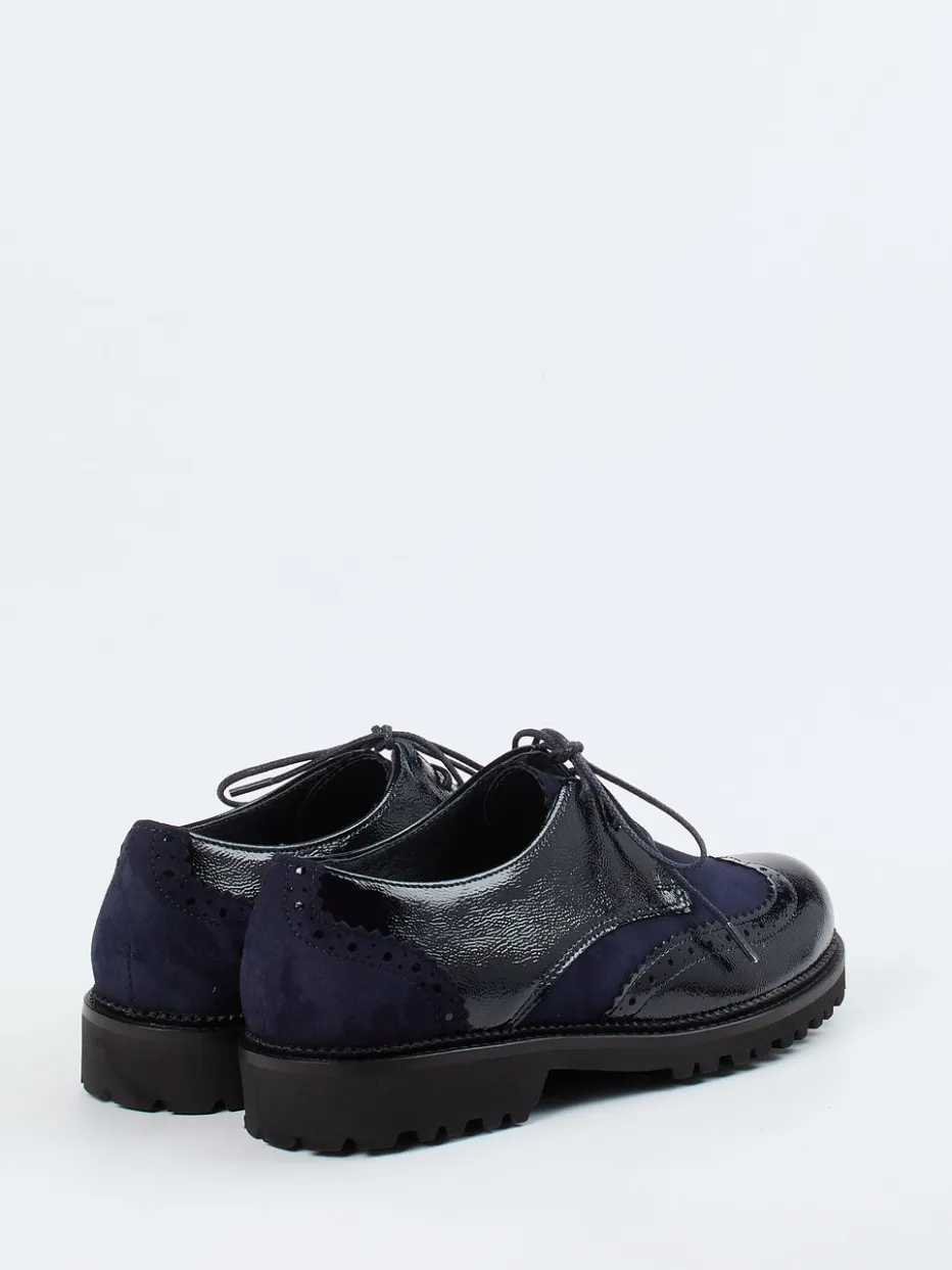 – Brogues aus Lackleder und Veloursleder*Christian Dietz Discount