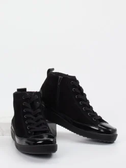 Damen Christian Dietz – High-Top-Sneaker aus Veloursleder