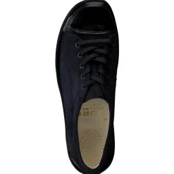 Damen Christian Dietz – Komfort-Sneaker aus Veloursleder dunkel