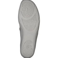 Damen Christian Dietz – Komfort-Sandale aus Kalbleder hellgrau