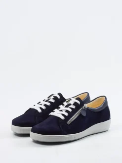 Damen Christian Dietz – Komfort-Sneaker aus Veloursleder Marine