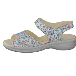 Damen Christian Dietz – Komfortsandale aus geprägtem Leder color