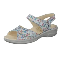 Damen Christian Dietz – Komfortsandale aus geprägtem Leder color