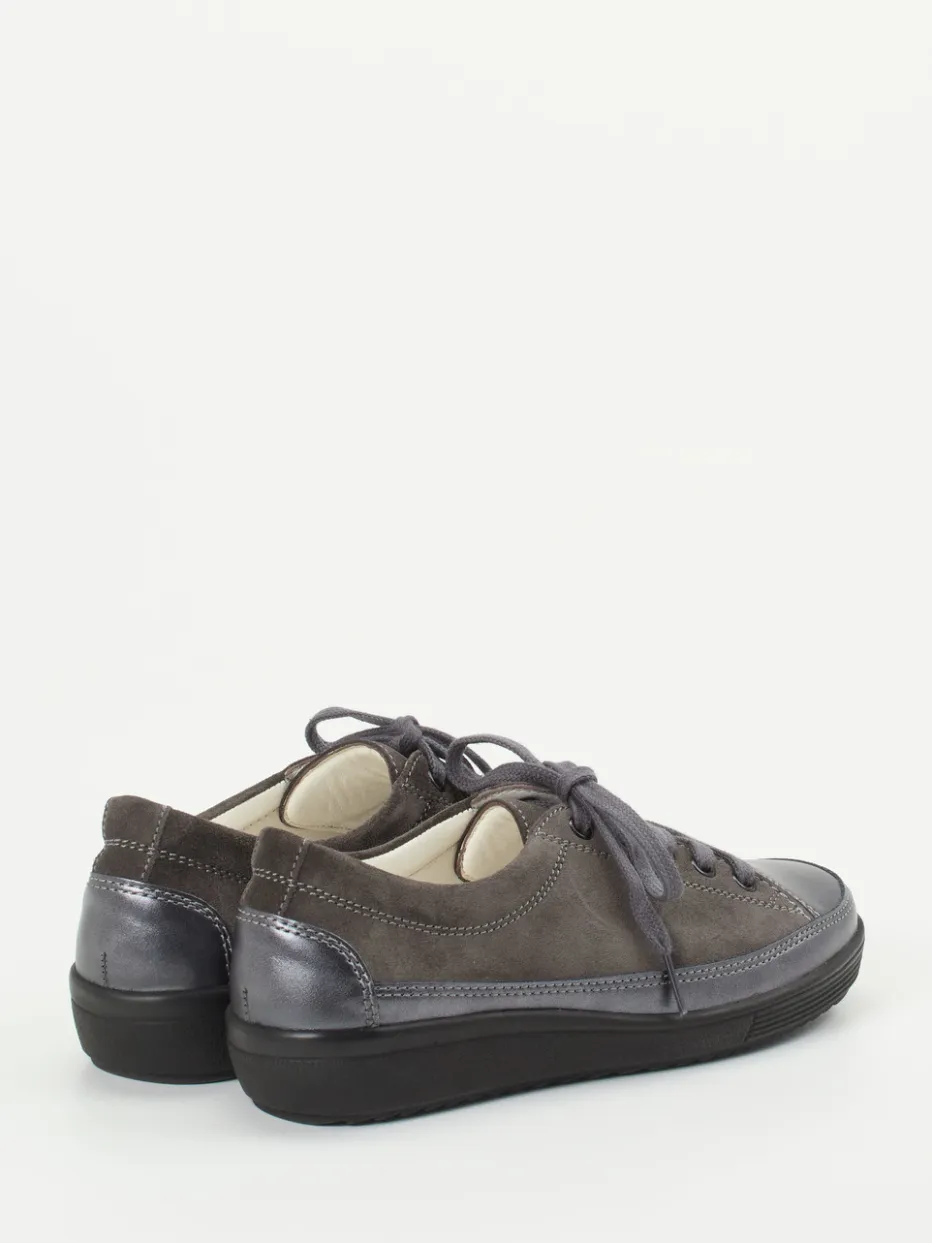 – Komfort-Sneaker aus Veloursleder anthrazit*Christian Dietz Discount