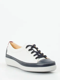 Damen Christian Dietz – Komfort-Sneaker aus Kalbleder Weiß