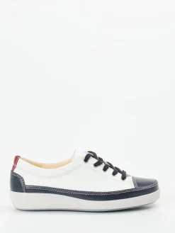 Damen Christian Dietz – Komfort-Sneaker aus Kalbleder Weiß