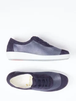 Damen Christian Dietz – Komfort-Sneaker aus Stretch und Veloursleder