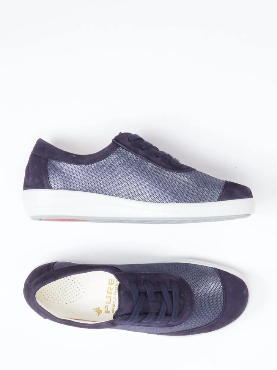 Damen Christian Dietz – Komfort-Sneaker aus Stretch und Veloursleder