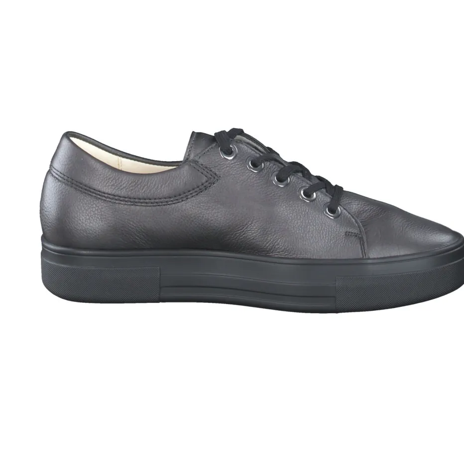 Damen Christian Dietz – Komfort-Sneaker aus Kalbleder Anthrazit