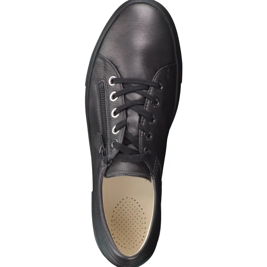 Damen Christian Dietz – Komfort-Sneaker aus Kalbleder Anthrazit