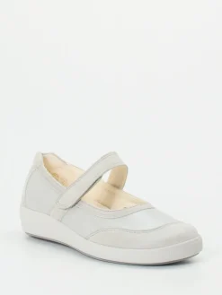 – Mary Janes aus Stretchleder hellgrau*Christian Dietz Online