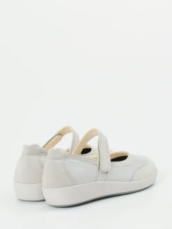 – Mary Janes aus Stretchleder hellgrau*Christian Dietz Online