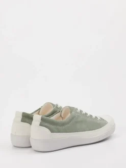 Damen Christian Dietz – Sneaker aus Veloursleder salbei