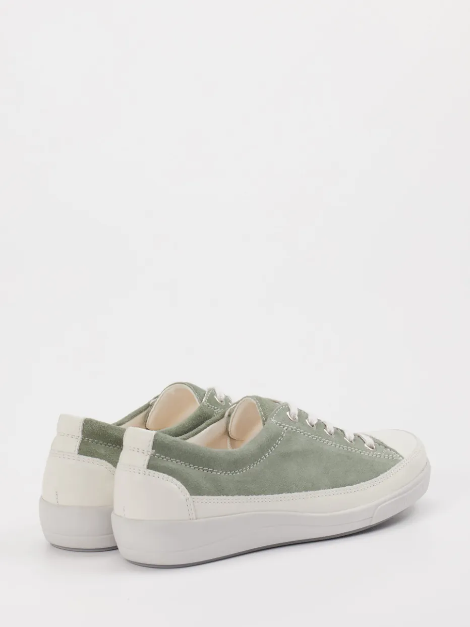 Damen Christian Dietz – Sneaker aus Veloursleder salbei