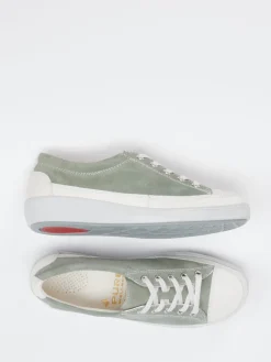 Damen Christian Dietz – Sneaker aus Veloursleder salbei