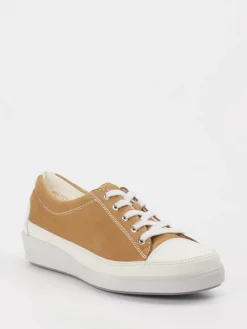 Damen Christian Dietz – Sneaker aus Veloursleder Cognac