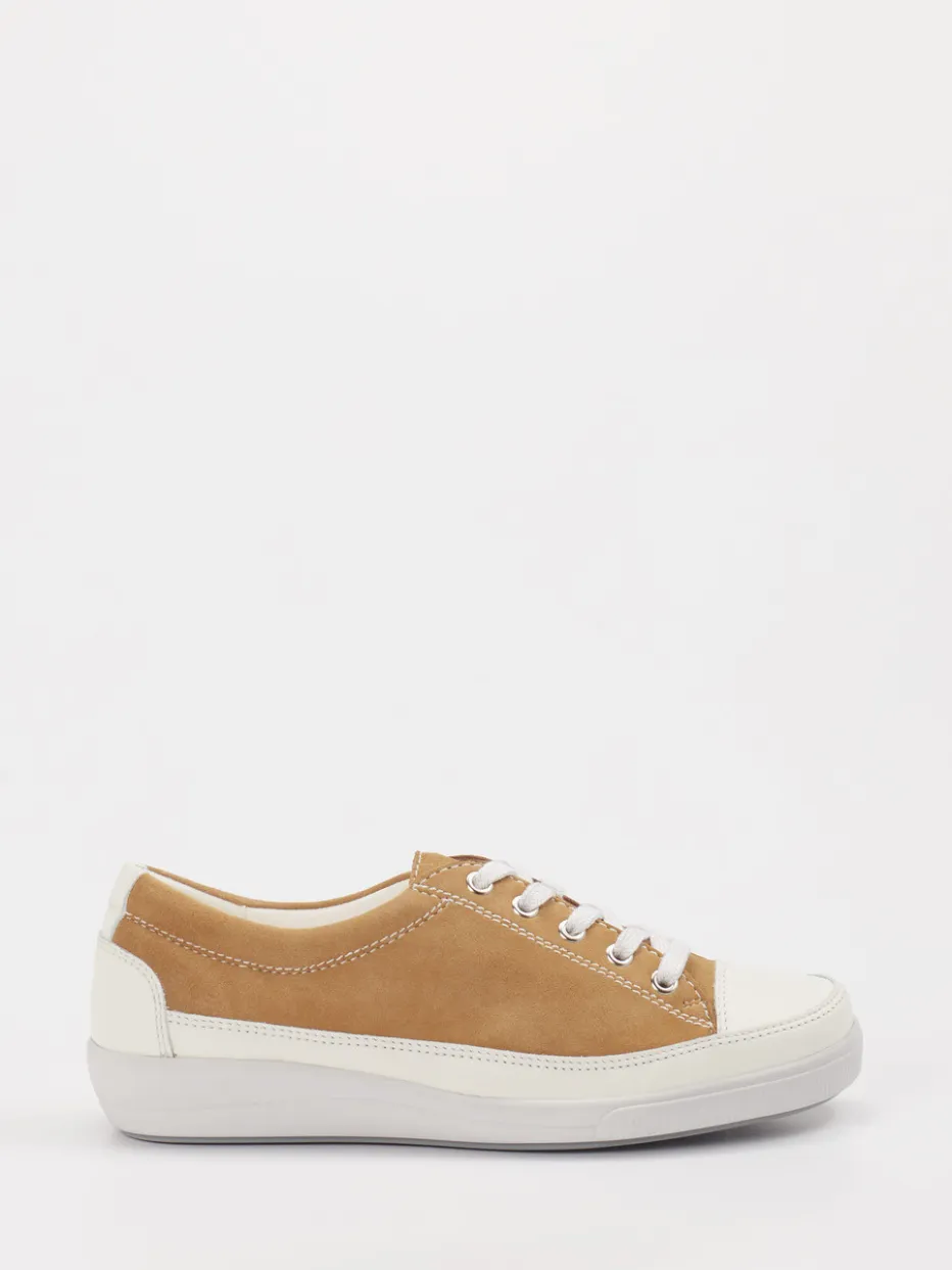 Damen Christian Dietz – Sneaker aus Veloursleder Cognac