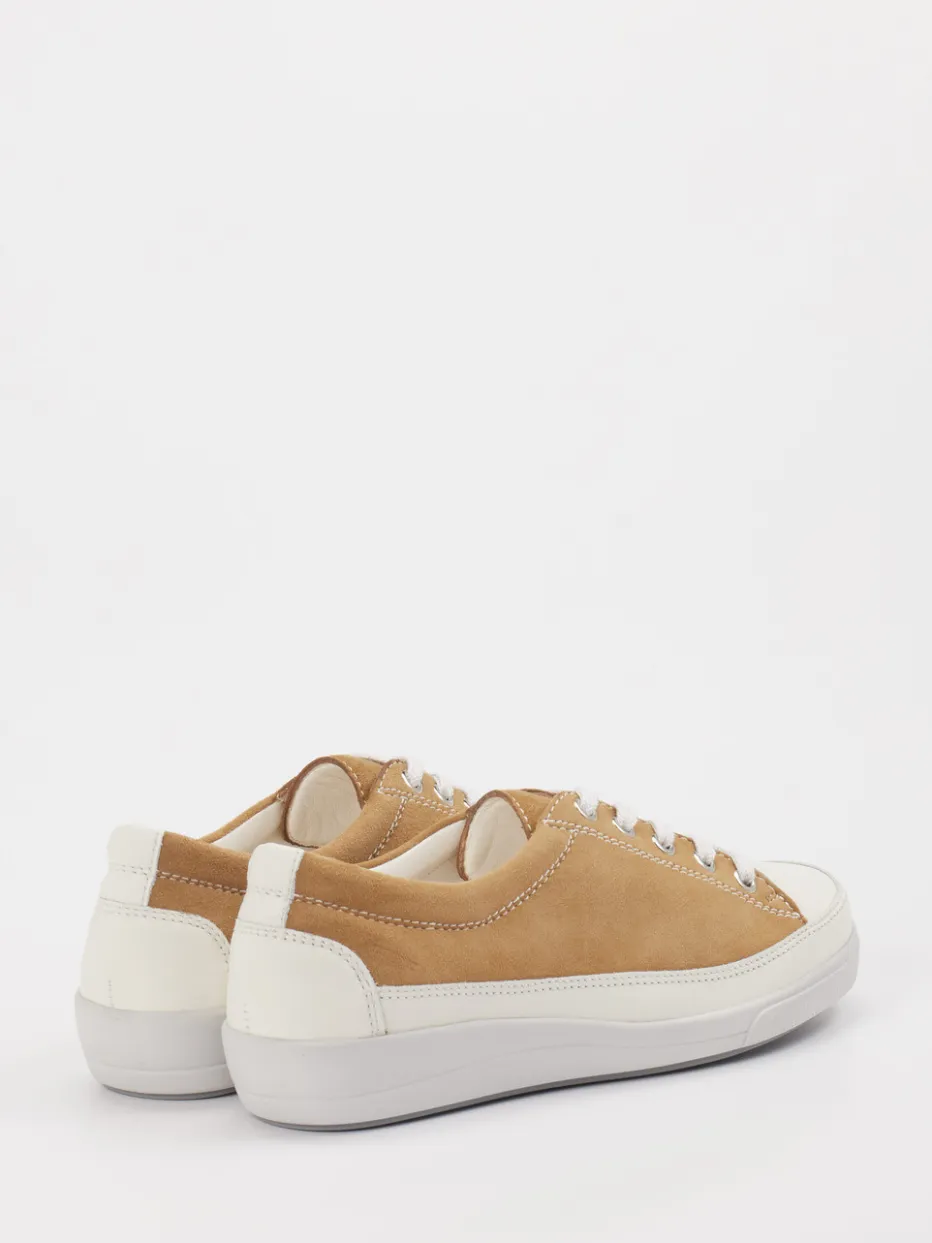Damen Christian Dietz – Sneaker aus Veloursleder Cognac