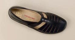 – Spangenschuh aus Kalbleder Dunkel*Christian Dietz Best