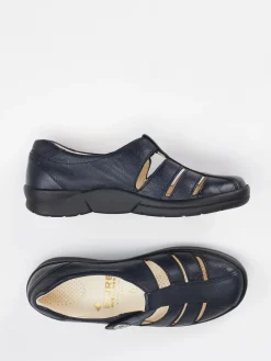 – Spangenschuh aus Kalbleder Dunkel*Christian Dietz New