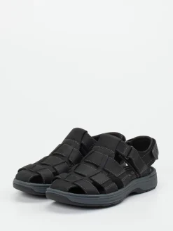 Herren Clarks – Fischersandalen aus Fettleder