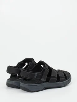 Herren Clarks – Fischersandalen aus Fettleder