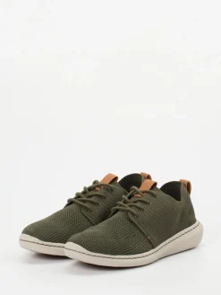 – Strick-Sneaker aus Textil in Oliv*Clarks Online