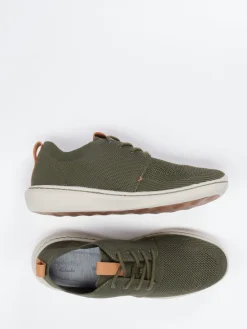 – Strick-Sneaker aus Textil in Oliv*Clarks Online
