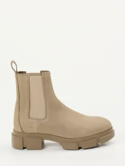Damen Copenhagen – Chelsea Boots aus Nubukleder beige