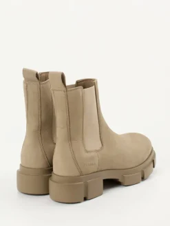 Damen Copenhagen – Chelsea Boots aus Nubukleder beige