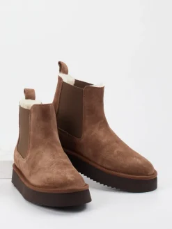 Damen Copenhagen – Chelsea Boots aus Veloursleder