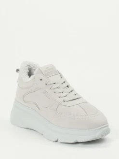 Damen Copenhagen – Chunky Sneaker aus Nubukleder hell