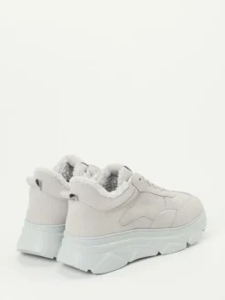 Damen Copenhagen – Chunky Sneaker aus Nubukleder hell