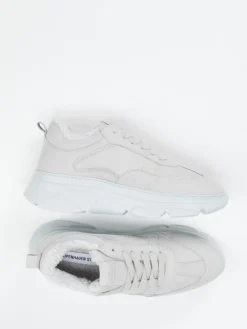 Damen Copenhagen – Chunky Sneaker aus Nubukleder hell