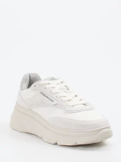 Damen Copenhagen – Chunky Sneaker aus Veloursleder Offwhite