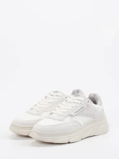 Damen Copenhagen – Chunky Sneaker aus Veloursleder Offwhite