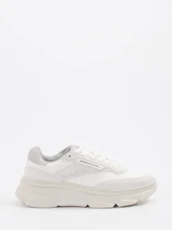 Damen Copenhagen – Chunky Sneaker aus Veloursleder Offwhite