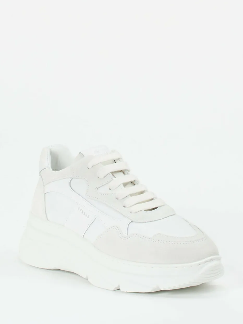 Damen Copenhagen – Chunky Sneaker aus Veloursleder Offwhite