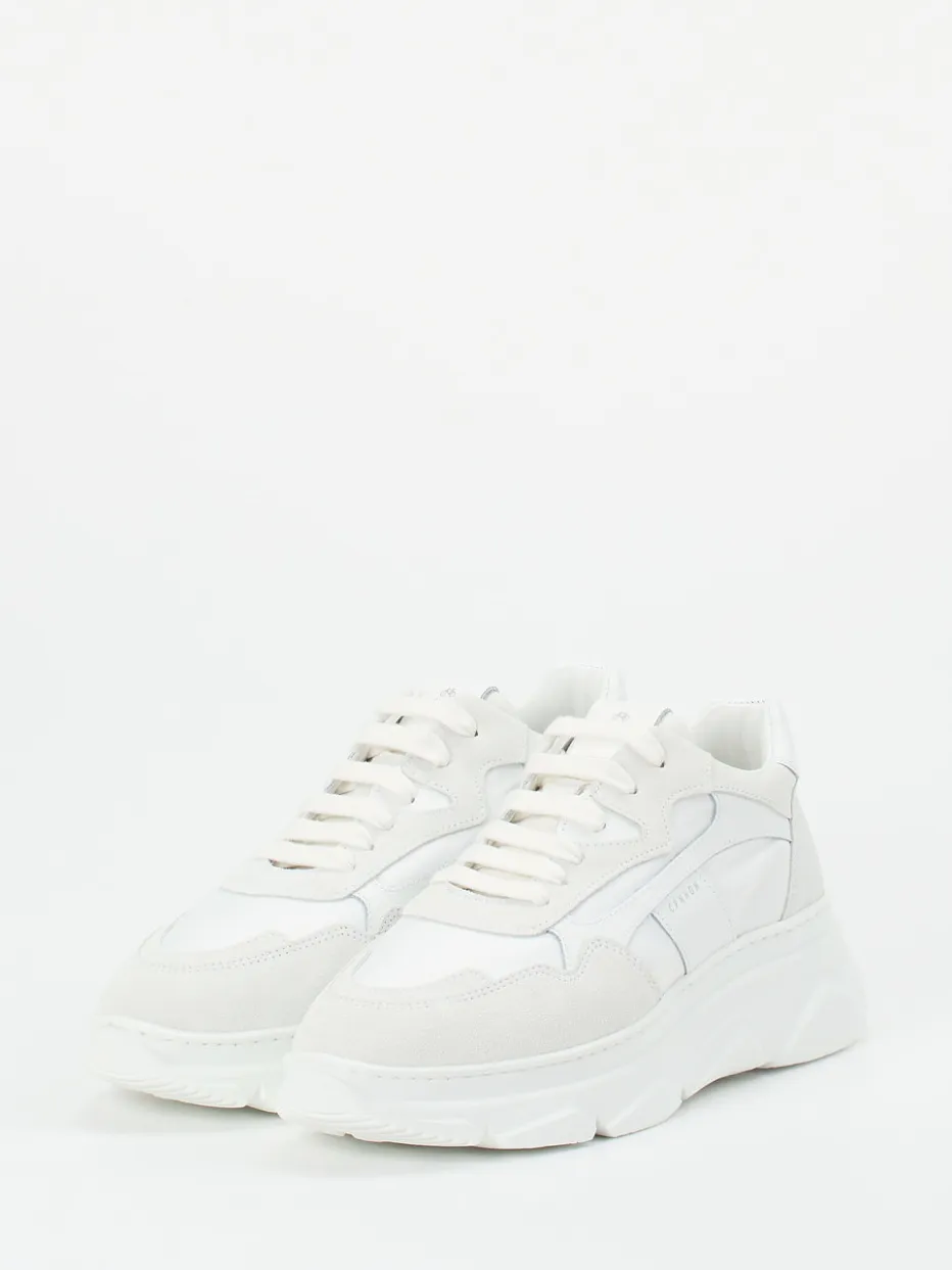 Damen Copenhagen – Chunky Sneaker aus Veloursleder Offwhite