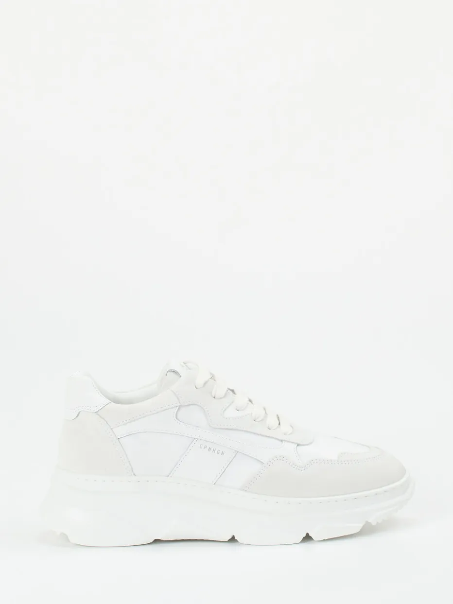 Damen Copenhagen – Chunky Sneaker aus Veloursleder Offwhite