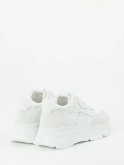 Damen Copenhagen – Chunky Sneaker aus Veloursleder Offwhite