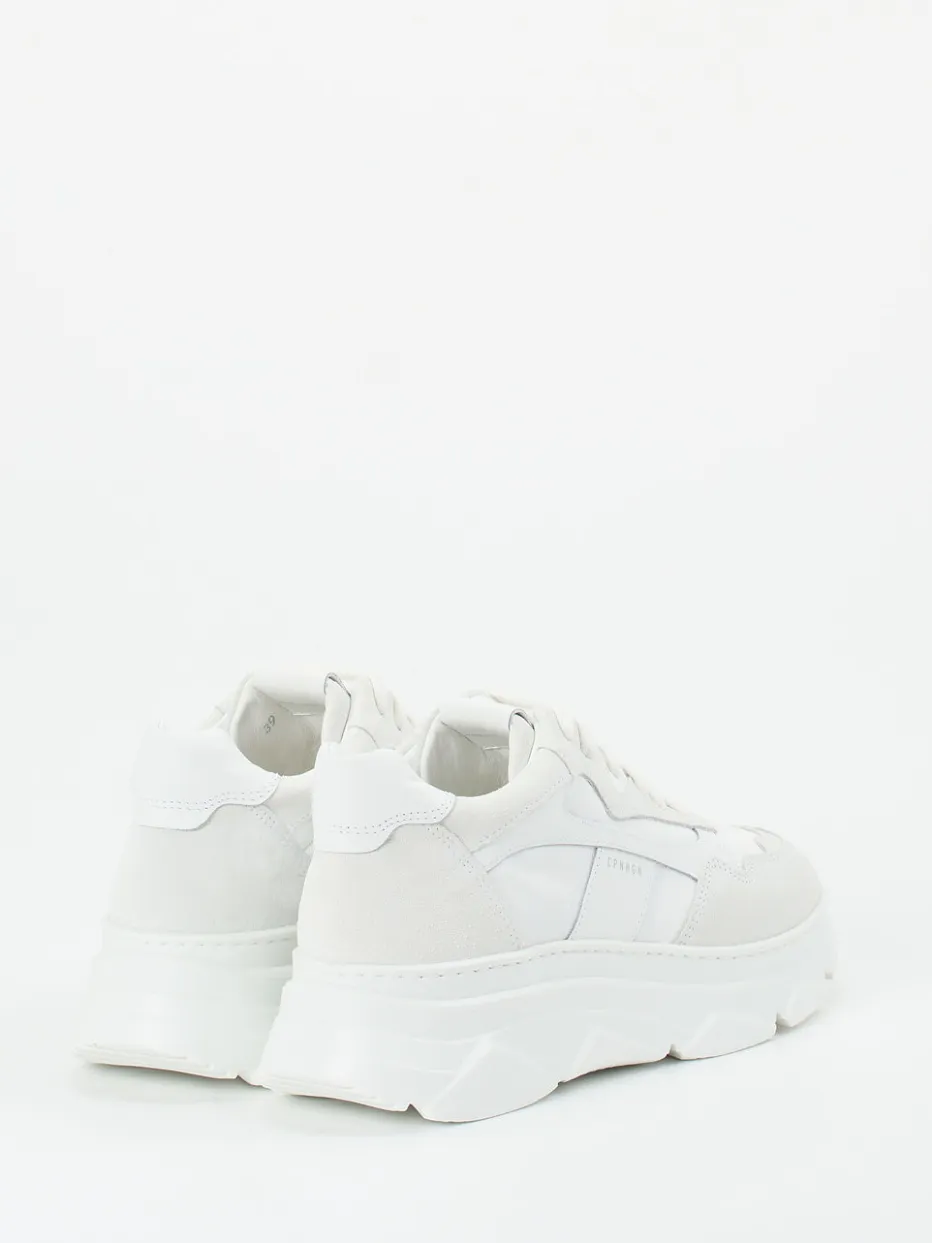 Damen Copenhagen – Chunky Sneaker aus Veloursleder Offwhite