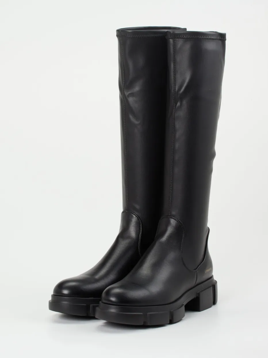 Damen Copenhagen – Langschaftstiefel aus Stretch und Glattleder