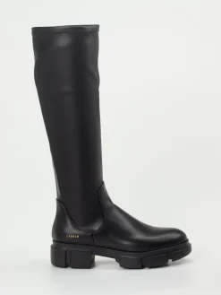 Damen Copenhagen – Langschaftstiefel aus Stretch und Glattleder