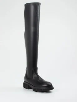 – Overknee-Stiefel aus Stretchleder*Copenhagen Hot