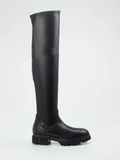 – Overknee-Stiefel aus Stretchleder*Copenhagen Hot