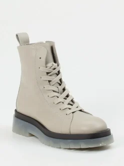 – Schnürboots aus Kalbleder in Greige*Copenhagen Best