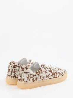 Damen Copenhagen – Sneaker aus Fellimitat mit Animal Print