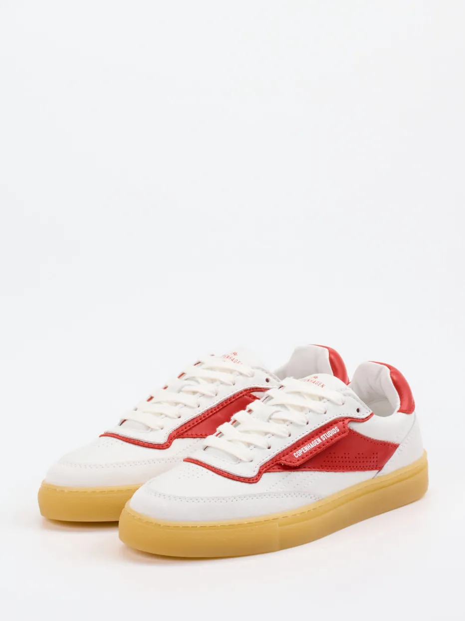 Damen Copenhagen – Sneaker aus Kalbleder in -Rot